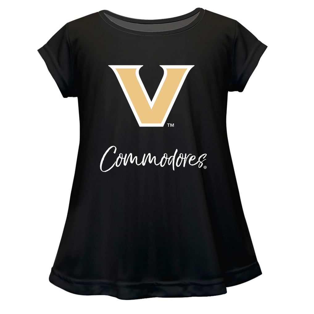  Vanderbilt Commodores Vive La Fete Infant A-Line Top - Black